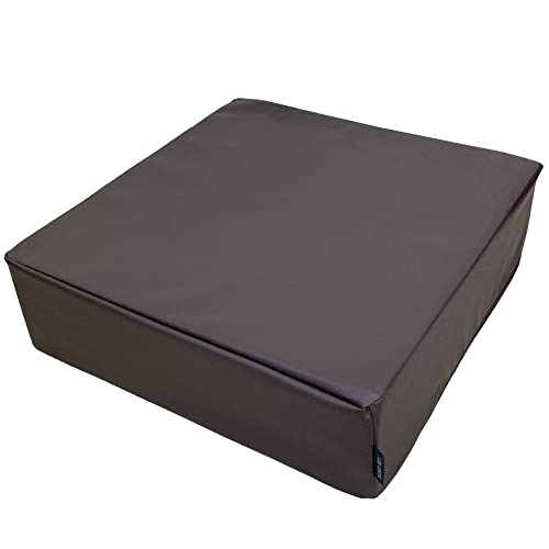 ���{�� �X�N�G�A �Ɍ��N�b�V�����p �N�b�V�����J�o�[ Modern Fabric 40×40×12cm ���烌�U�[ �ւ��J�o�[ (�_�[�N�u���E��)