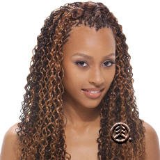 Model Water Wave Bulk Human Hair 18" Color: 1
