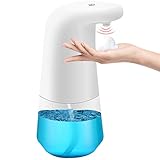 【Vielseitig einsetzbar】 Berührungsloser Seifendesinfektionsmittelspender verhindert die Übertragung von Bakterien wirksam und hilft Ihnen dabei, sich gesund die Hände zu waschen. Der automatische Händedesinfektionsspender kann in der Küche, Bad, Bürogebäuden, Krankenhäusern, Banken und anderen öffentlichen Orten aufgestellt werden.