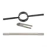 Herramienta de compresor de resorte de horquilla de motocicleta de aluminio con herramienta múltiple para compresión e inyección de aceite, compatible con horquillas invertidas 2002 2015, modelos