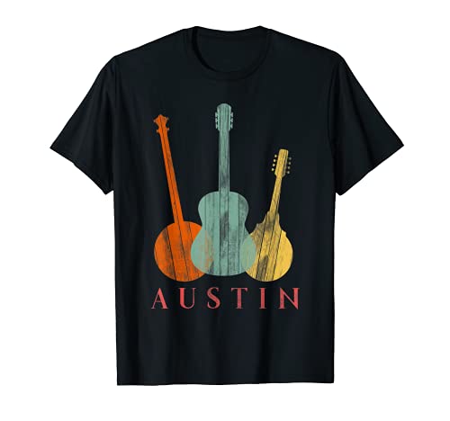 Austin Texas - Distressed Music T-Shirt