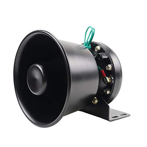 YHAAVALE カーポリスサイレン スピーカー Round Speaker ブラック YHUS-100SPB0016