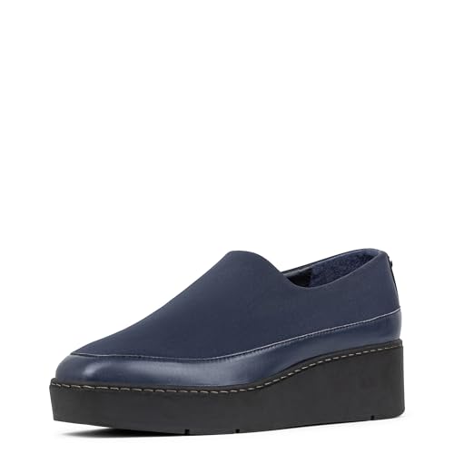 Image of Donald Pliner Women's Wilson Elastic Loafer, Cushioned Slip-On Loafers, Footwear with Stretch Comfort