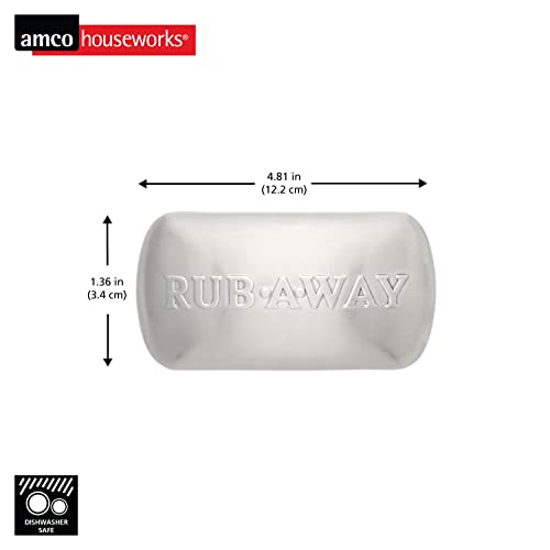 Amco 8402 Rub-A-Way Bar Stainless Steel Odor Absorber, Single, Silver #TOP1