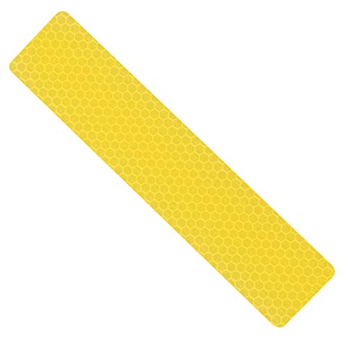 Hillman 847337 Yellow Reflective Safety Tape, 4 Count