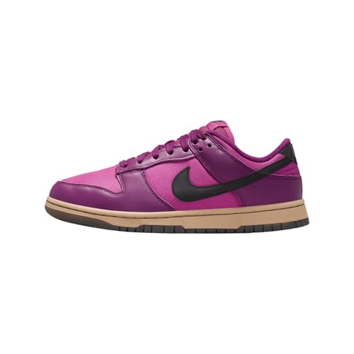 Nike Dunk Low Women's Shoes (FZ2552-500, Viotech/Hot Fuchsia/Khaki/Black)