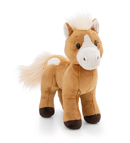 Caballo de Peluche Holly K. Pony de 17 cm, marrón, Suave muñeco