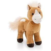 Caballo de Peluche Holly K. Pony de 17 cm, marrón, Suave muñeco