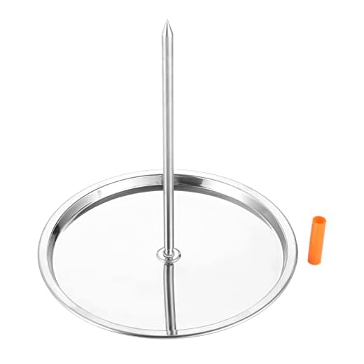 DRELD Pincho vertical para kebab, asador desmontable de acero inoxidable con bandeja de goteo para asador, pollo medio, filete, kebab, shawarma, doner, giroscopios (7.6 x 7.68 x 8.6 pulgadas)