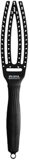 Olivia Garden Fingerbrush - Ionised Nylon Bristles - Small - Black