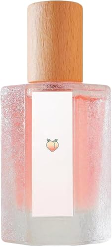 Image of Peach Scented Fragrance Spray, Peach Natural Hair & Body Mist, Lady Perfume, Long Lasting Refresh Fruit Woody Floral Fragrance Perfumes, PeachPerfume for Women 50ml (1Pcs)