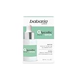 Babaria - Serum Facial Acido Glicolico 30 ml | Serum Antimanchas Despigmentante Facial con Vitamina E | Cuidado Facial Mujer Antiedad | Ácido Glicólico Hidratacion Diaria | Glycolic Acid