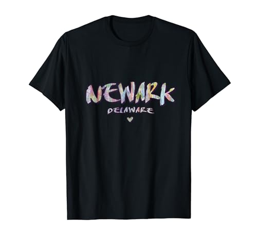 Newark Delaware - Logotipo de acuarela de Newark DE Camiseta