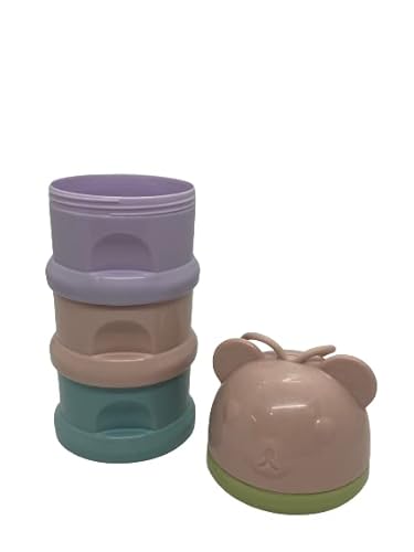 Dispenser Para Comida De Bebê (Porta Leite Em Pó) 3 Camadas