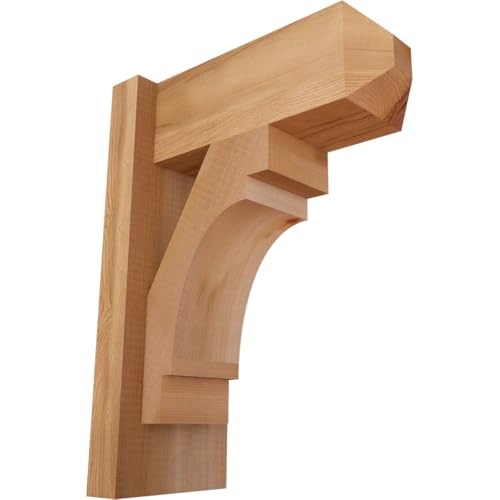 5 1/2"W x 12"D x 16"H Merced Craftsman Smooth Outlooker, Western Red Cedar