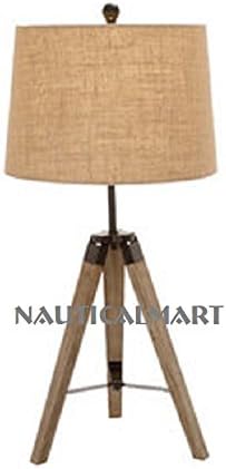 Antique Designe Tripod 31'' H Table Lamp with Empire Shade