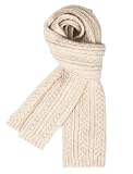XuoAz Women's Cable Knit Scarf Warm Winter Scarves Long Chunky Neck Scarf