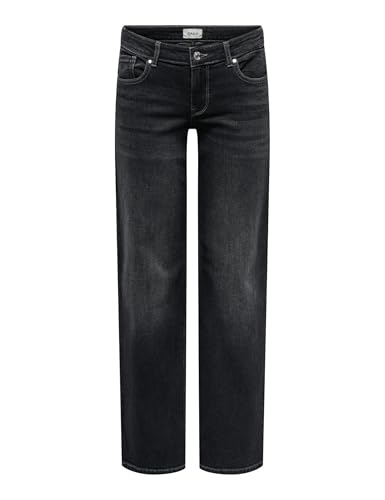 Jean wide leg femme ONLY Onljudy-o denim large bleu confortable et fluide
