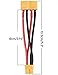 Xiboya textile 3 Sets XT60 Parallel Battery Connector Cable for RC Multicopter Quadcopter
