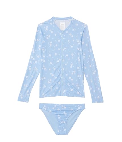 Image of Roxy Girls' Dreamer Long Sleeve Zipped Rashguard Set