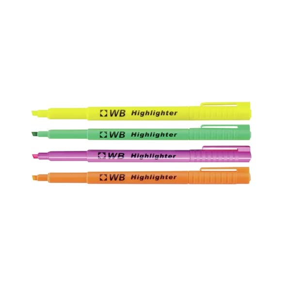 Finchley Highlighter Assorted (Pack of 4) WX93206 Pen Free (5)