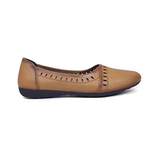 Image of Zoom Shoes Leather Casual /Formal Bellies for Women /Girls Adults Super Comfortable with Lightweight and Slip Resistant Sole A-125