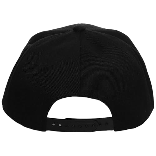 JEATHA Classic Embroidered Hip-Hop Baseball Cap, Adjustable Color Blocked Flat Snapback Cap 7