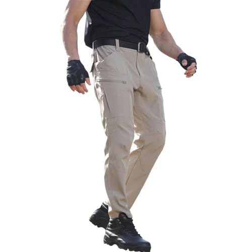 Men's Tactical Cargo Pants Casual Lightweight Outdoor Hiking Pants Athletic Joggers Sweatpants with Multi Pockets2