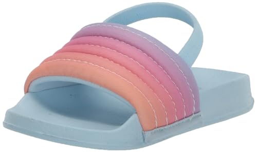Roxy Girl's Slippy Ribbed Slide on Sandals Flip-Flop