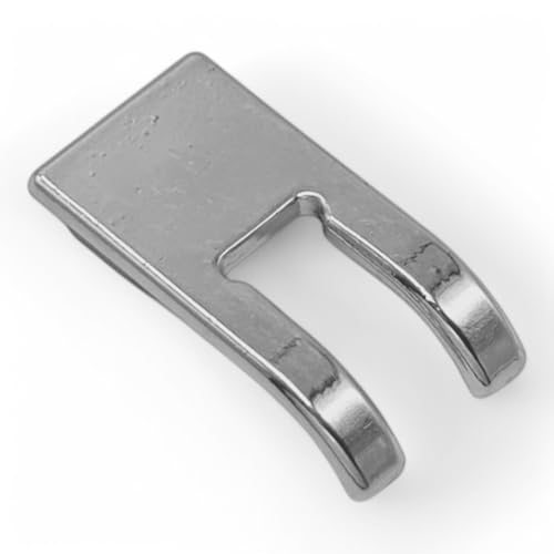 Image of ZENITH Open Toe Foot Pressure Foot Snap on Type for Automatic Electric Low Shank Sewing Machines Suitable for Usha Janome Brother Singer etc Steel Finish (Open Toe Foot)