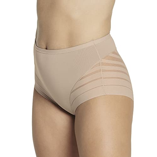 Leonisa Women's No Show Invisible Comfy Tummy Control Classic Panty, Nude, Large #TOP2