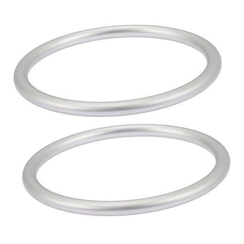 Vaguelly 2 piezas Anillos de Aluminio para Portabebés Resistentes y Duraderos Accesorios Prácticos para Eslingas de Recién Nacido Regalo Funcional para