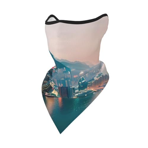 Hong Kong Face Mask Summer Balaclava for Men Women Black