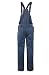 Primo - Pantalones con Peto de Trabajo para Hombre - Azul 46