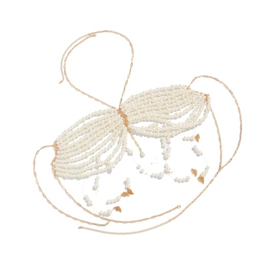 Joyería de moda para mujer con sofisticado brasier de perlas finas artesanales 4