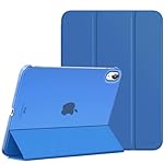 MoKo for iPad (A16) 11th Generation Case 11 Inch 2025, iPad 10th Generation Case 10.9 Inch 2022, Slim Stand Hard PC Translucent Back Shell Smart Cover, Support Touch ID, Auto Wake/Sleep, Cobalt Blue