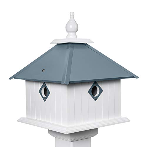 Paradise Birdhouses - Carriage Bird House (Light Blue) #TOP13
