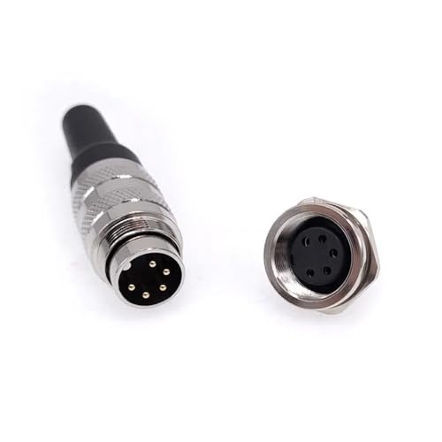 Conector de sensor M16 circular J09 hembra industrial de 3 pines 6