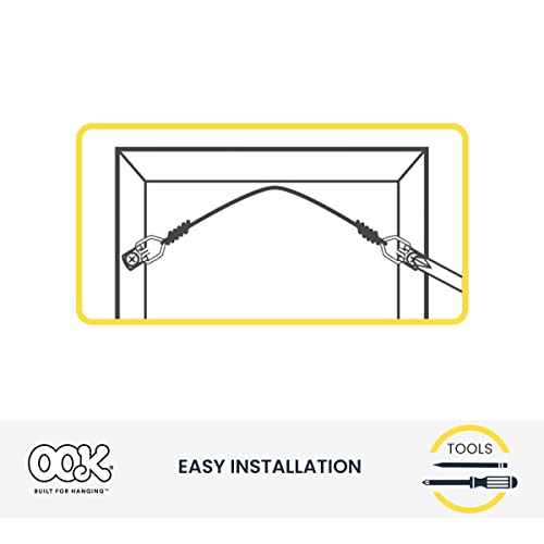 Image of OOK 50207 20-Pound Steel D-Ring Hangers, 2-Pack