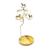 【Largement utilisé】: rotatif avec plateau peut être utilisé pour la décoration de la maison, la décoration de fête, les accessoires photo, les , les cafés, etc. Les bougeoirs de Noël sont très adaptés à la décoration de fête/mariage/maison