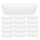 Amosfun 1000 Piezas Unidades Papel para Hornear Ovalado Moldes Desechables Antiadherentes para Cupcakes y Pan para Repostería Profesional y Doméstica Fácil Limpieza Uso Versátil Fiestas y