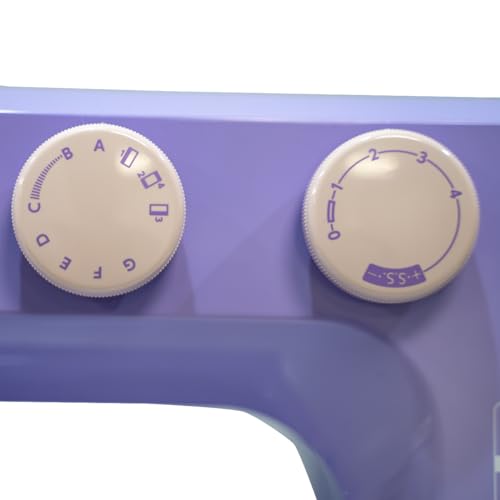 Janome Lovely Lilac Easy-to-Use Sewing Machine with Interior Metal Frame, Bobbin Diagram, Tutorial Videos, Made with Beginners in Mind for Garments, Patchwork, Light Quilting by Janome - Used condition - Image 2