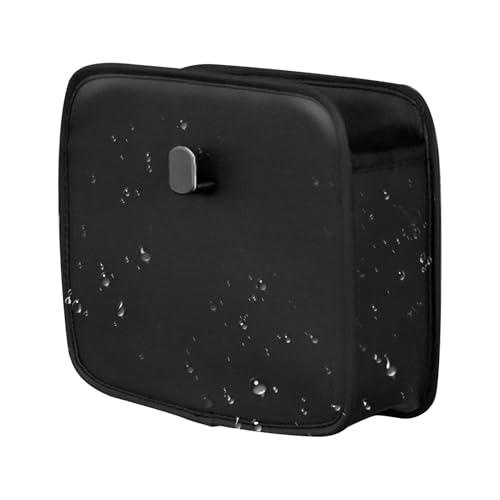 Glugahrif Organizador para el asiento trasero de coche, caja lateral de piel sintética, organizador para la parte trasera del asiento | Para SUV, vehículos, interior, teléfonos móviles, llaves, gafas