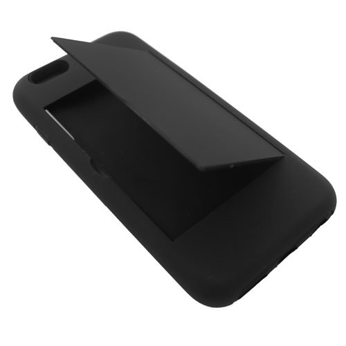 Leebrae Iphone 6 / 6S Credit Card Holder/ Wallet Hard Rubberized Case With Silicone Core (Light Blue And Gray) #TOP3