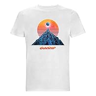 GUNSHIP Official Sun & Mountain T Shirt White Small SHIRT GUNSHIP White