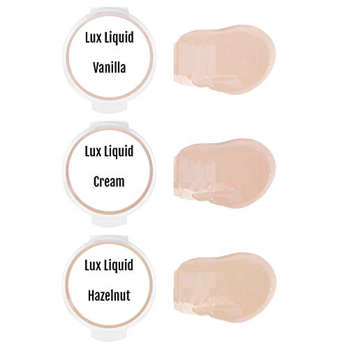 Baeblu Organic Lux Liquid Foundation Samples, Vanilla, Cream, Hazelnut #TOP1