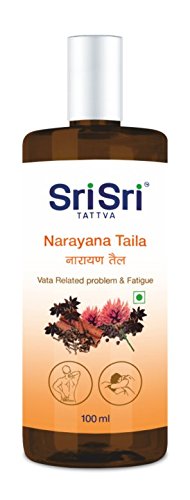 Sri Sri TATTVA shuddhta ka naam Narayana Taila, 100ml - Muscle and Joint Pain Relief Massage Oil Made with Pure Ayurvedic Ingredients