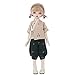 Mignon BJD Poupée 1/6 Ball Jointed SD Doll Fullset 27.3cm avec Perruque Maquillage Visage Vêtements Chaussette Chaussures, pour Filles Meilleur Anniversaire Cadeau