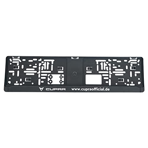 Seat OCU10615 Support de Plaque d'immatriculation Cupra Noir Cover