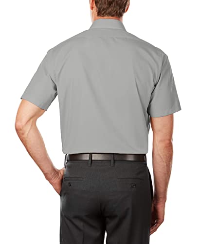 Image of Van Heusen Men's TALL FIT Short Sleeve Dress Shirts Poplin Solid (Big and Tall)